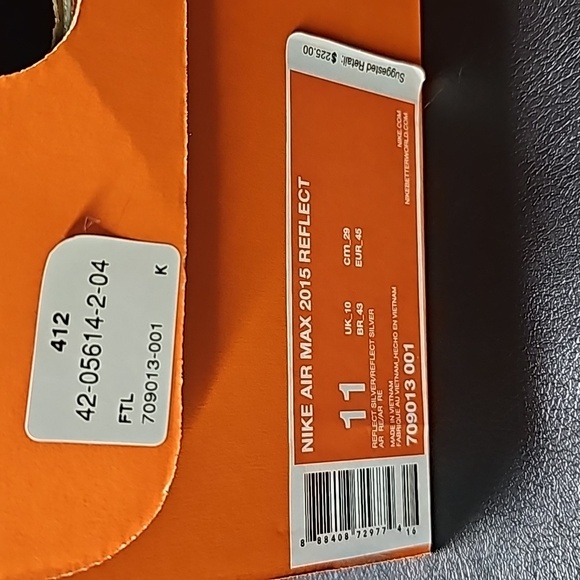 Nike Air Max 2015 reflect men's 11 - Picture 6 of 6